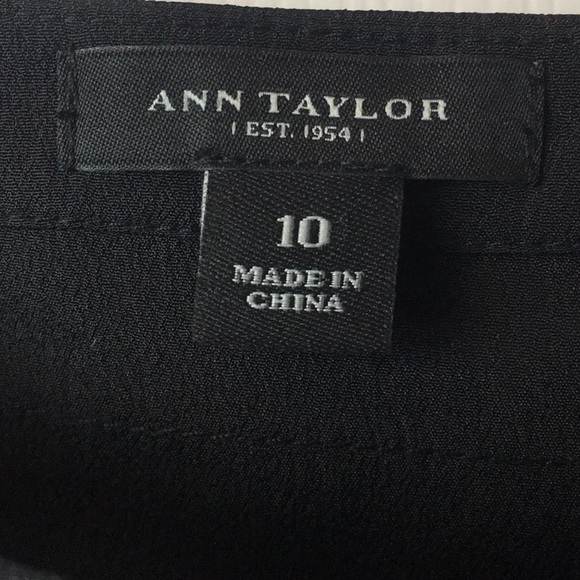 ANN TAYLOR black dress - Picture 6 of 8